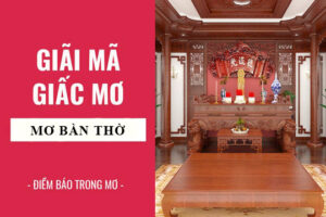 mơ thấy bàn thờ