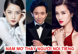 mơ thấy người nổi tiếng