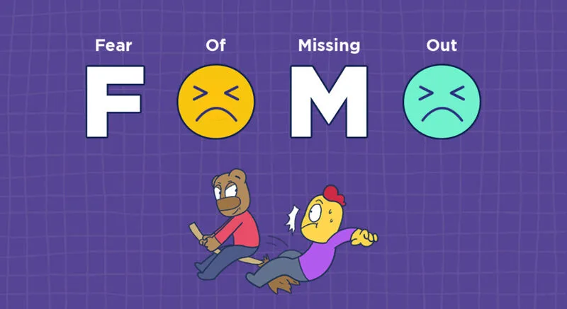 FOMO là viết tắt của Fear of Missing Out, mô tả nỗi sợ bị bỏ lỡ trải nghiệm, cơ hội hoặc kết nối