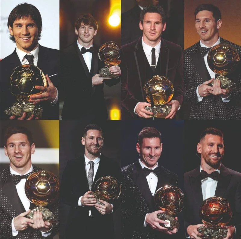 Kỷ lục 8 lần chiến thắng giúp Messi tạo ra cột mốc rất khó vượt qua trong lịch sử Quả Bóng Vàng.